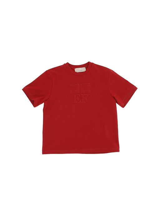 T-shirt, bambina, logata. ELISABETTA FRANCHI | EFTS266 C JE0183028